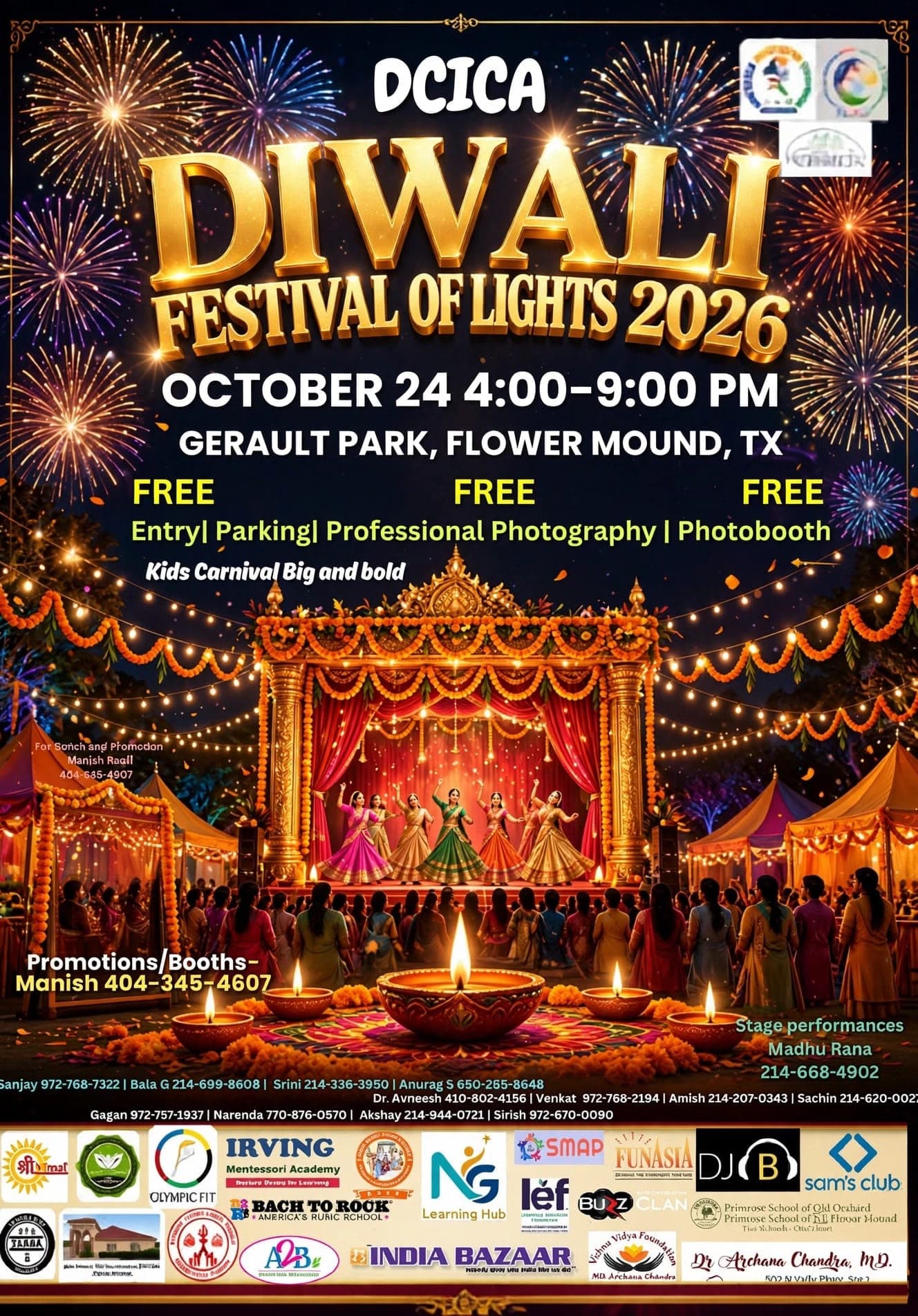 DCICA Festival of Lights poster