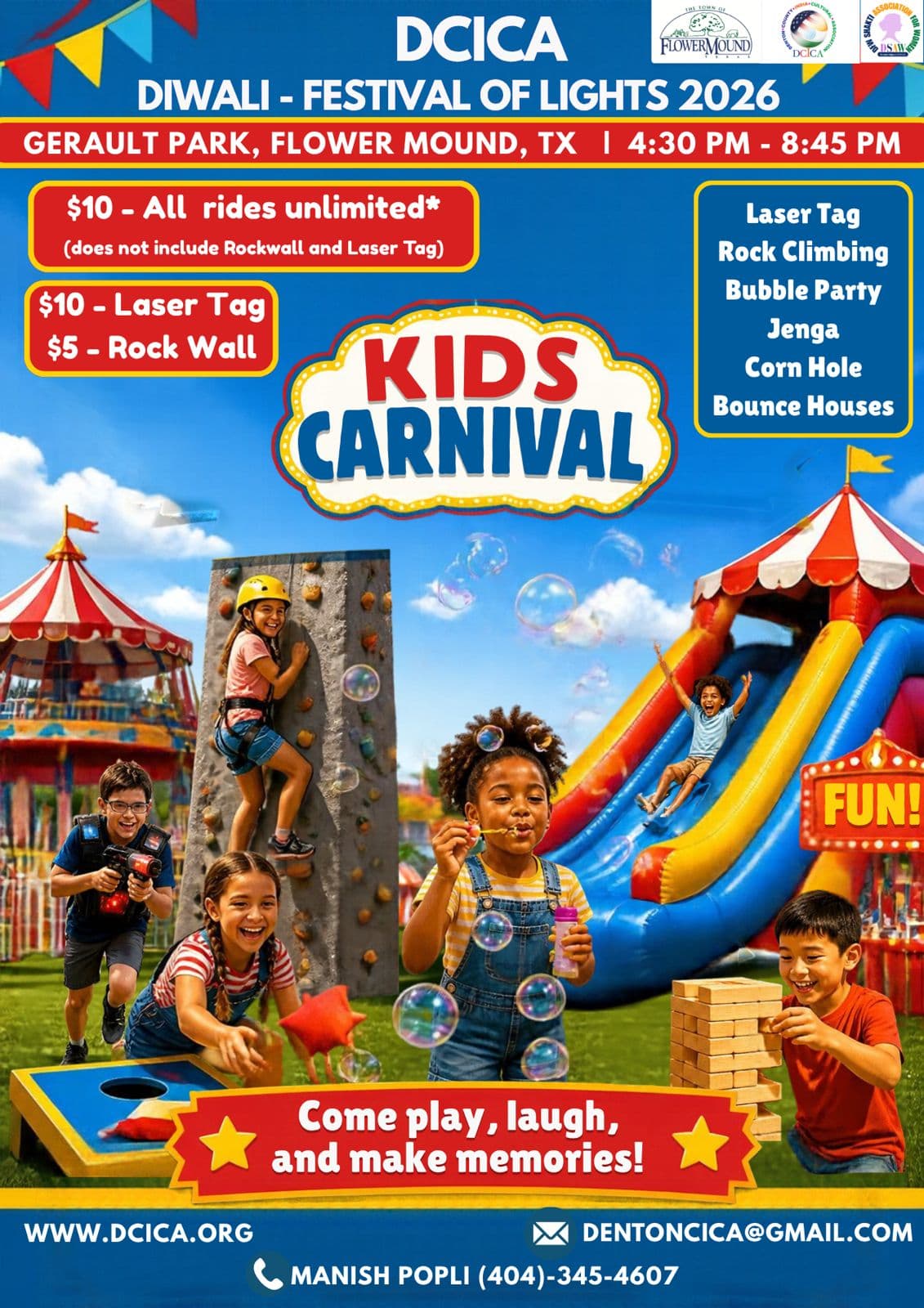 Diwali Kids Carnival poster